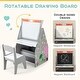 preview thumbnail 15 of 18, Costway Kids Table & Chair Set with Rotatable Double-sided Magnetic - See Details
