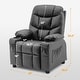 preview thumbnail 18 of 34, MCombo Big Kids Recliner Chair with Cup Holders - 28.3"(L)x26.0"(W)x34.2"(H)