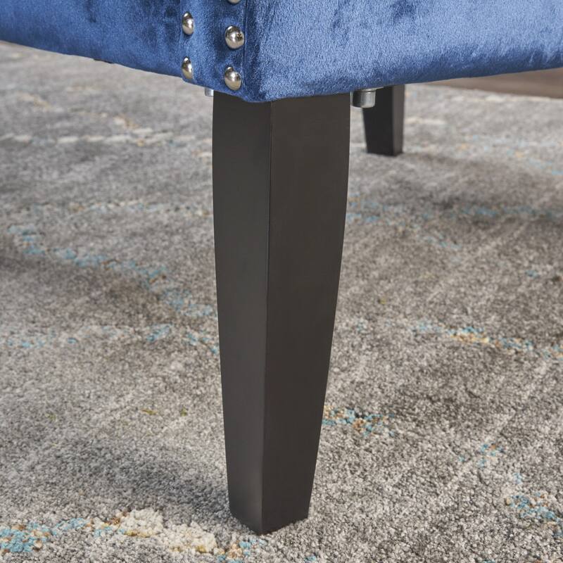 32" High Back Velvet Club Chair