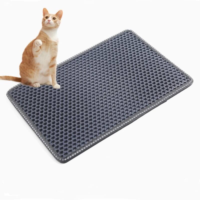 Cat Litter Mat Kitty Litter Trapping Mat Double Layer Mats