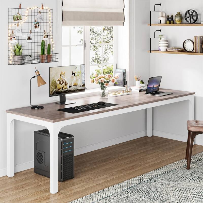 78.7" Extra Long Double Workstation Desk