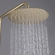 preview thumbnail 30 of 58, Outdoor 10 Inch Round Rain Shower Set with Handheld Shower (Adjustable Slider)