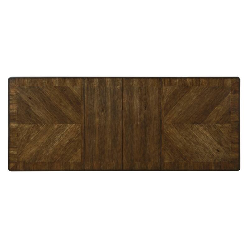 Plymouth Gray Wood Rectangular Dining Table with Removable Leaf Inserts by Flexsteel - 72" x 30" x 42"