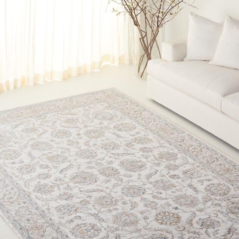Lauren Ralph Lauren Liddy Traditional Oriental Rug - 5'3" x 7'6" - Ivory/Grey