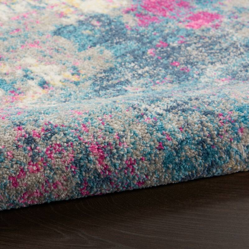Nourison Passion Abstract Watercolor Multicolor Area Rug