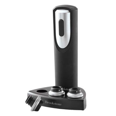 Lexi Home Brookstone Automatic Drink Preserver with Bottle Stoppers
