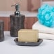 preview thumbnail 3 of 4, Creative Home Charcoal Marble Soap Dish, Soap Tray, Soap Holder - Gray - N/A