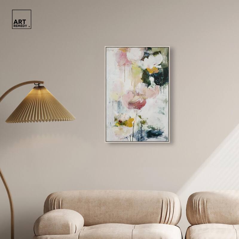 Dripping Colors IV Canvas by Art Remedy