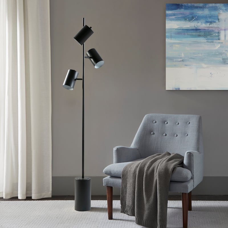 INK+IVY Alta 3-Light Metal Floor Lamp