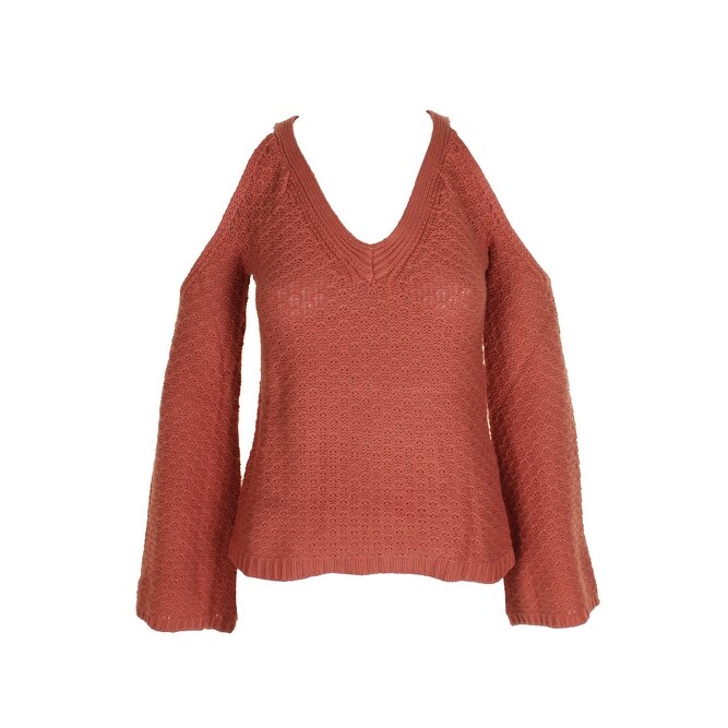 M Oatmeal American Rag Womens Cowl Neck Long Sleeve Sweater