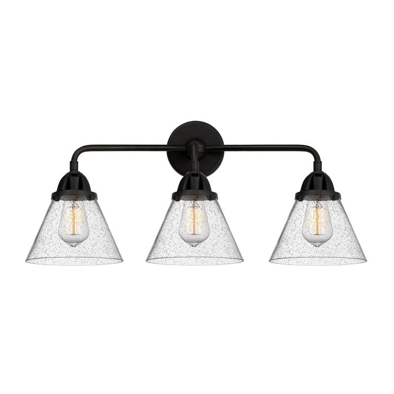 Innovations Lighting Nouveau 2 Cone - 3 Light 26" Bath Vanity Light