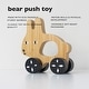 preview thumbnail 2 of 3, Wee Gallery Push Toy - Bunny