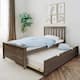 Max and Lily Twin Size Bed with Trundle - Clay