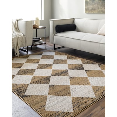 Livabliss Allegro Modern Diamond Area Rug