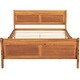 preview thumbnail 83 of 97, Wood Frame Platform Bed with Curved Headboard and Footboard