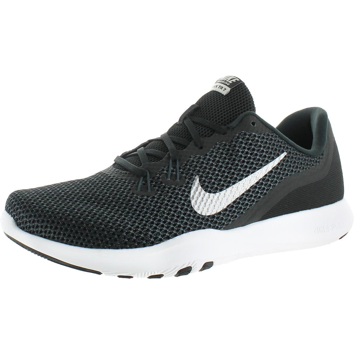 nike black mesh trainers womens