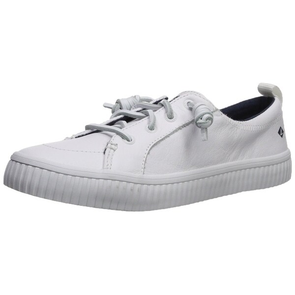 sperry white leather sneakers