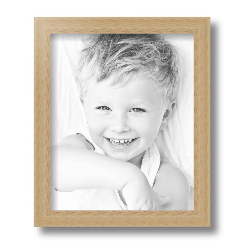 ArtToFrames Classic Waves 8.5x11 Inch Picture Frame, 1.00 Inch Wood Poster Frame Available in Multiple Colors (60823-8.5x11)