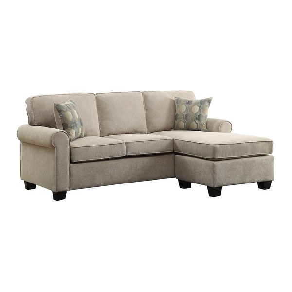 slide 2 of 10, Cadmus Reversible Sofa Chaise Sand