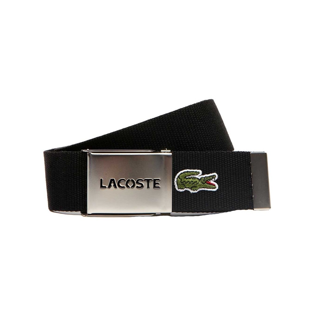 lacoste belt black