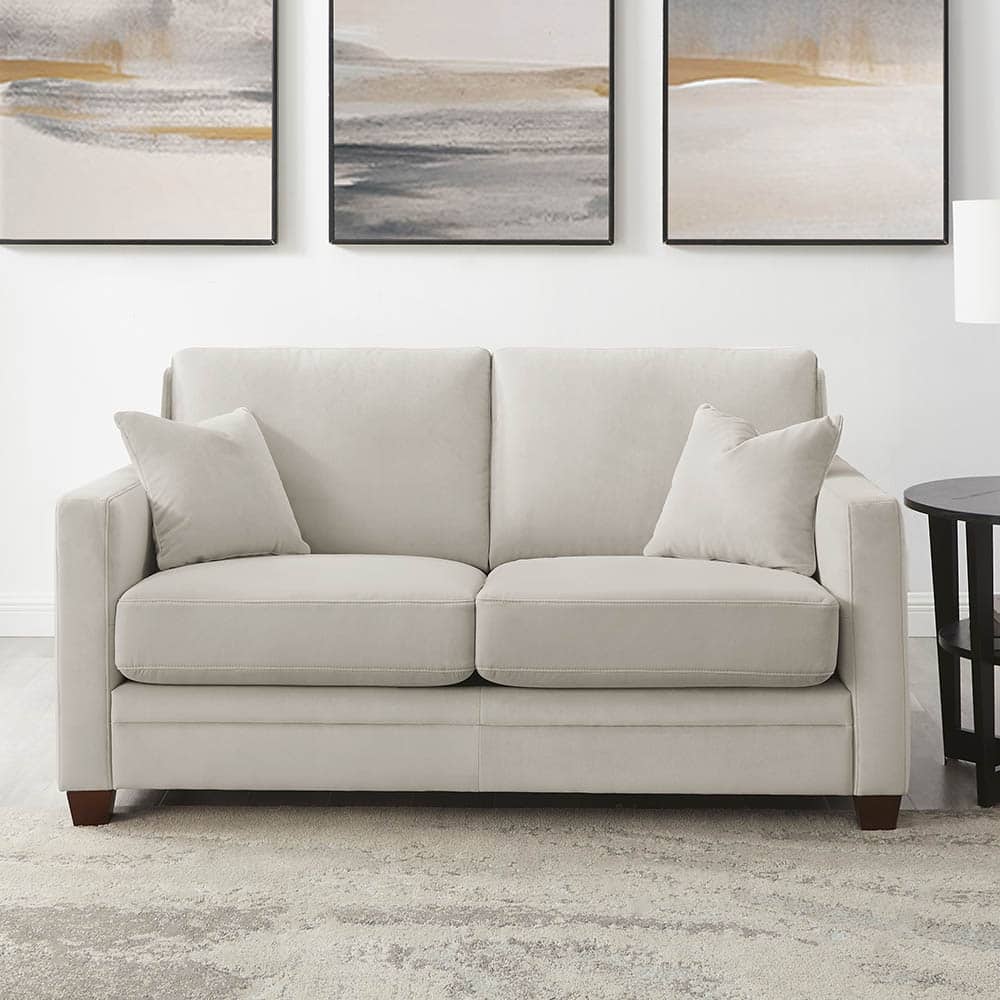 Hydeline Naples Fabric Loveseat, Memory Foam and Springs