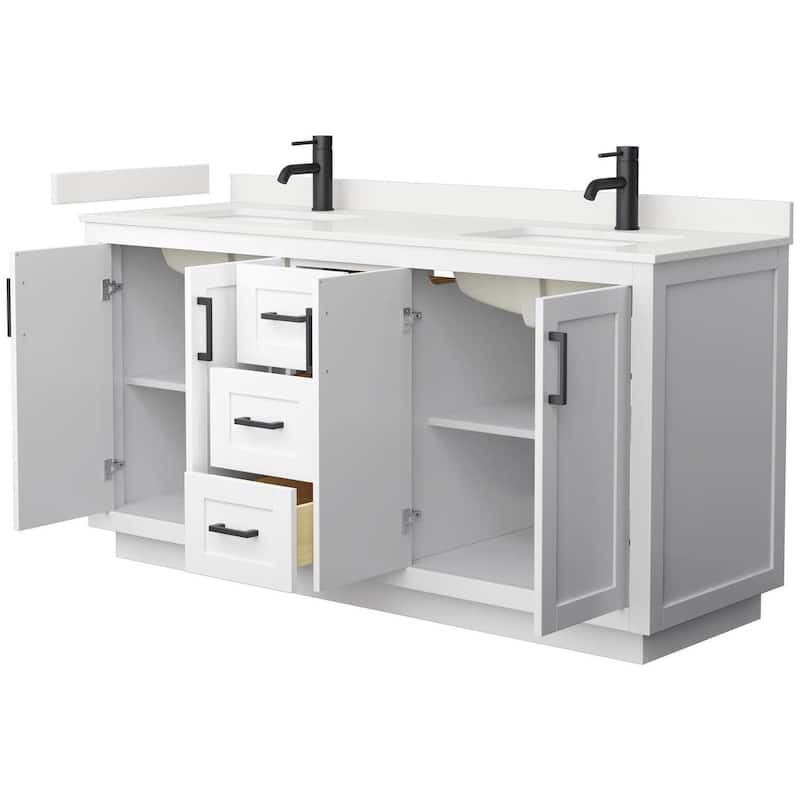 Wyndham Collection WCF292966D-QTZ-UNSMXX Miranda 66" Free Standing