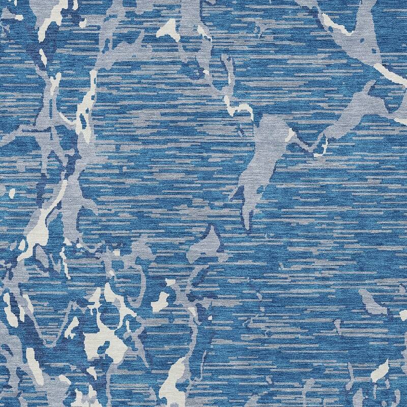 HomeRoots Striped Transitional Rectangle Outdoor Rug