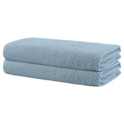 Waffle 2 Pack Cotton Bath Towel Set, Soft, Highly Absorbent, Quick Drying Towels for Bathroom, Gym, SPA, Yoga 28" x 56"