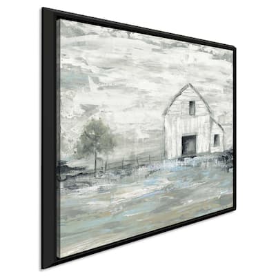 "Iowa Barn II" Print on Floating Canvas