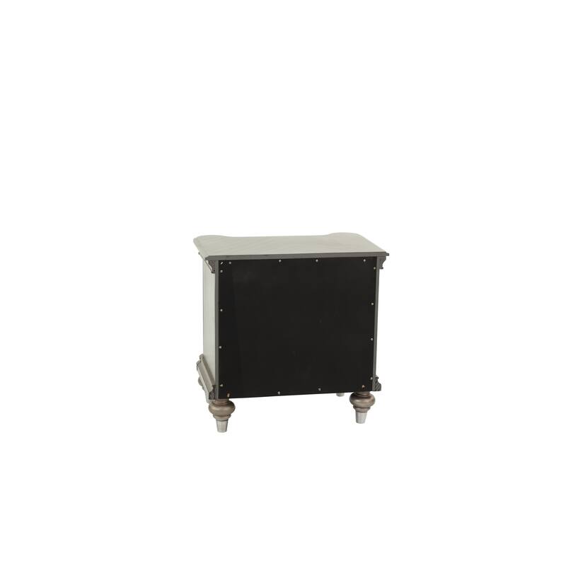 Luxury Classic Antique / 1pc Nightstand Storage Space Bedside Table Bedroom Furniture