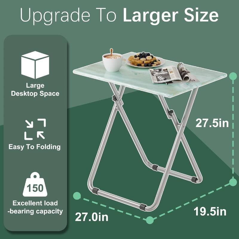Tv Dinner Tray Table - 27"D x 19.5"W x 27.5"H