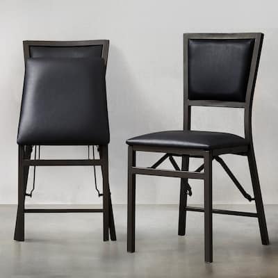 VECELO Folding Dining Chairs Set of 2/4/6 with Cushion Parson Classic Upholstered Folding Chairs,Modern 33" Parson Chairs