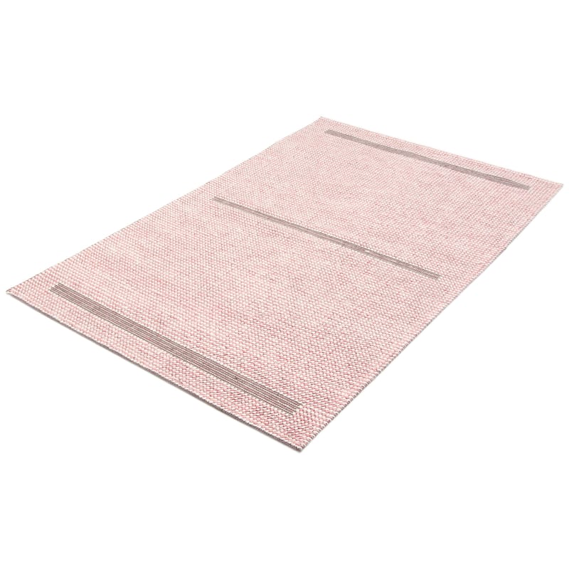 ECARPETGALLERY Braid weave Sienna Salmon Wool Rug - 5'0 x 8'1