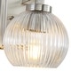 preview thumbnail 3 of 9, Golden Lighting 3094-BA1 Elliott 8" Tall Bathroom Sconce