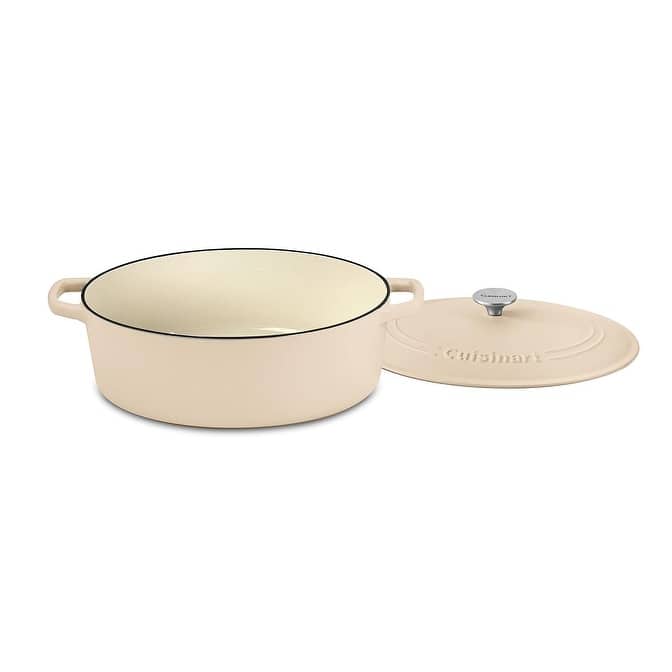 Cuisinart Chef's Classic 7-Quart Enameled Cast Iron Oval Covered Casserole