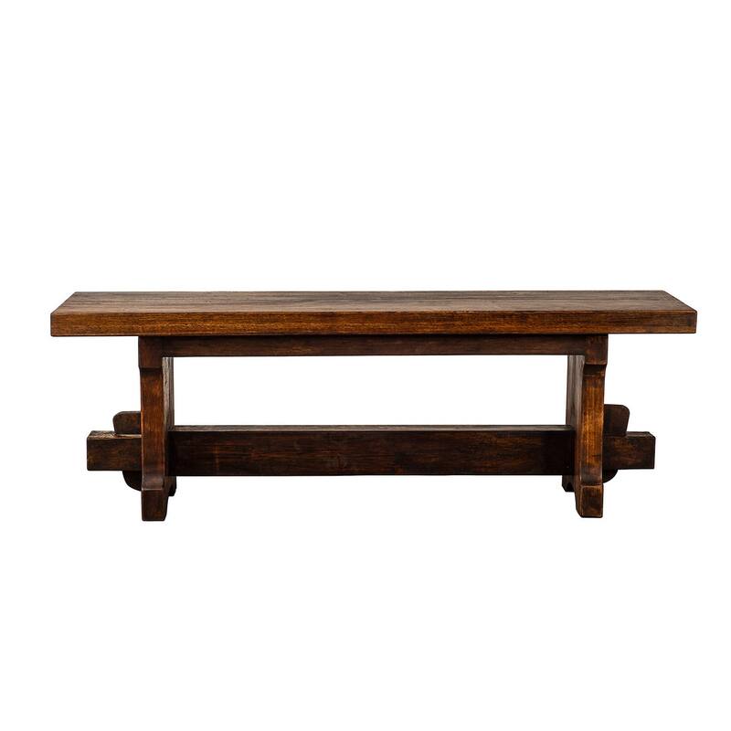Handmade Solid Reclaimed Barn Wood Bench for Indoor 54" or 72" Width - FWB0001