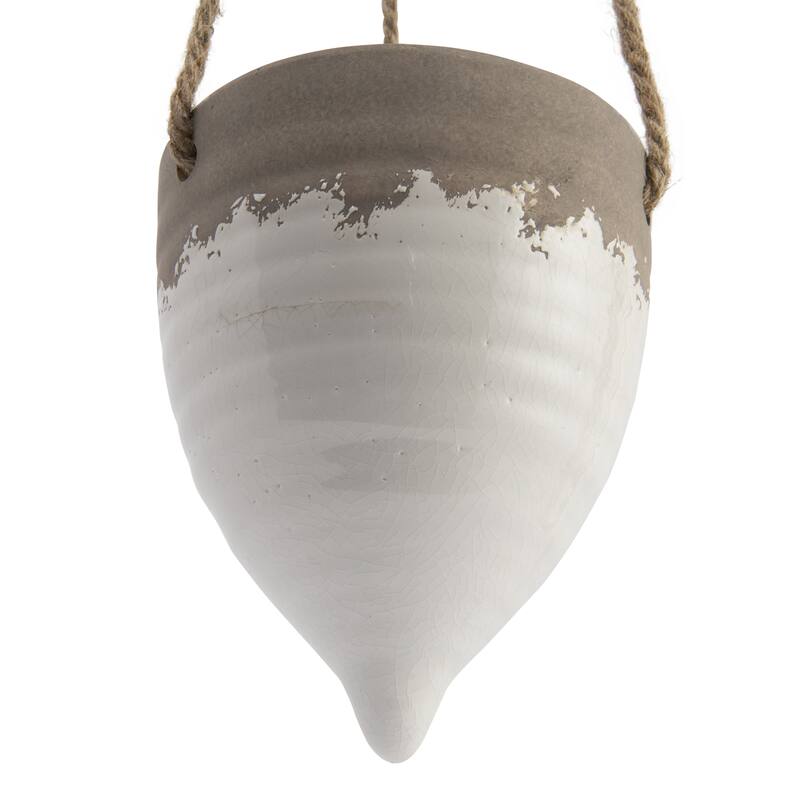 Terra-cotta Hanging Planter on Jute Rope