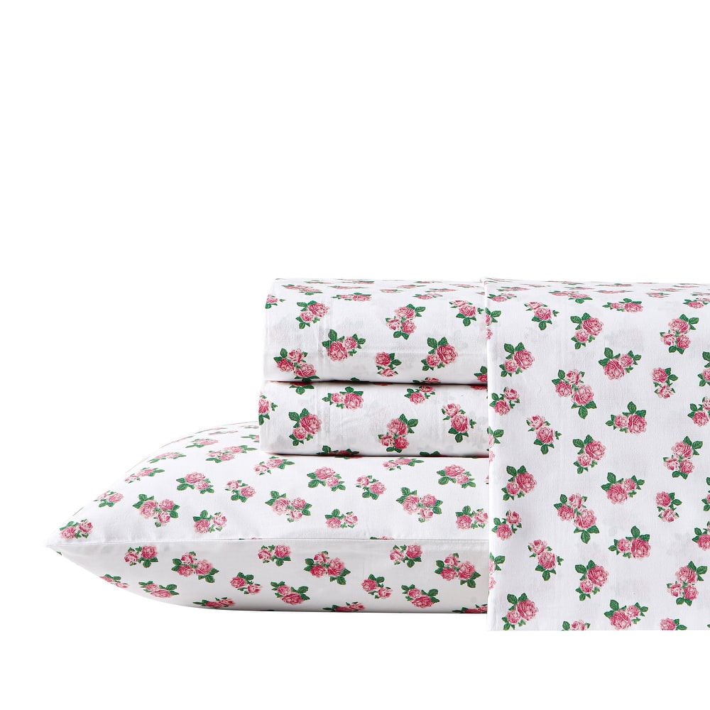 Betsey Johnson Printed Cotton Percale Cotton Sheet Sets
