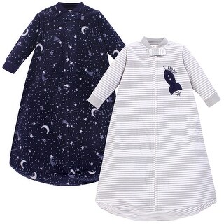 Yoga Sprout Baby Boy Long-Sleeve Fleece Sleeping Bag, Sack, Blanket, Spaceship, 0-9 Months - Spaceship - 0-9 Months