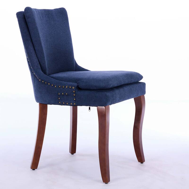 Chenille Dining Chairs Set of 2