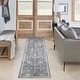 preview thumbnail 12 of 58, Nourison Astra Machine Washable Indoor only Persian Area Rug 2' 2" x 8' - Dark/Blue - Runner