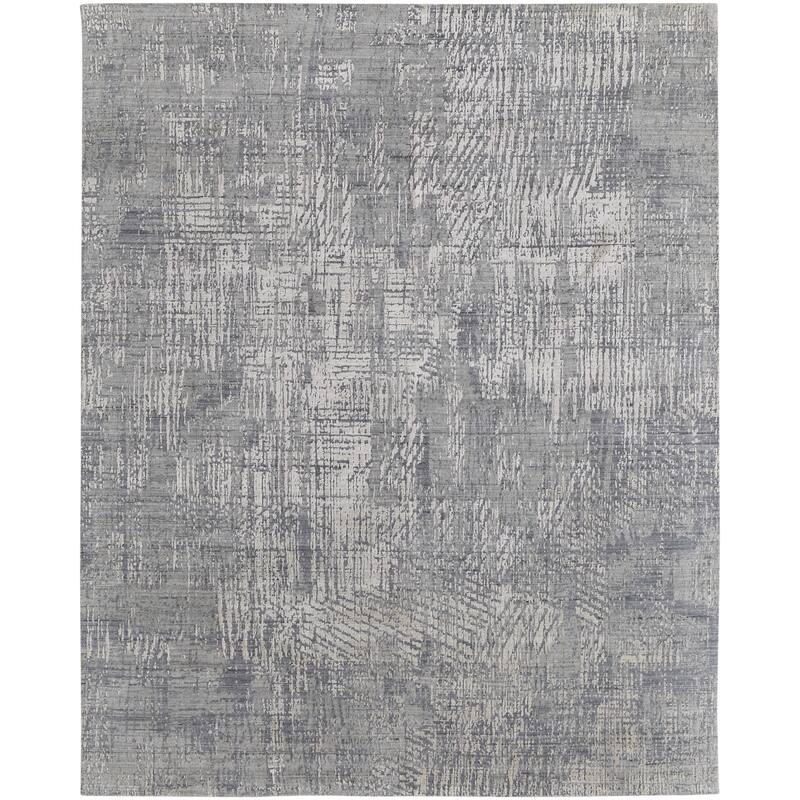 HomeRoots Abstract Casual Rectangle Area Rug - 120.00 in. x 96.00 in. x 0.39 in.