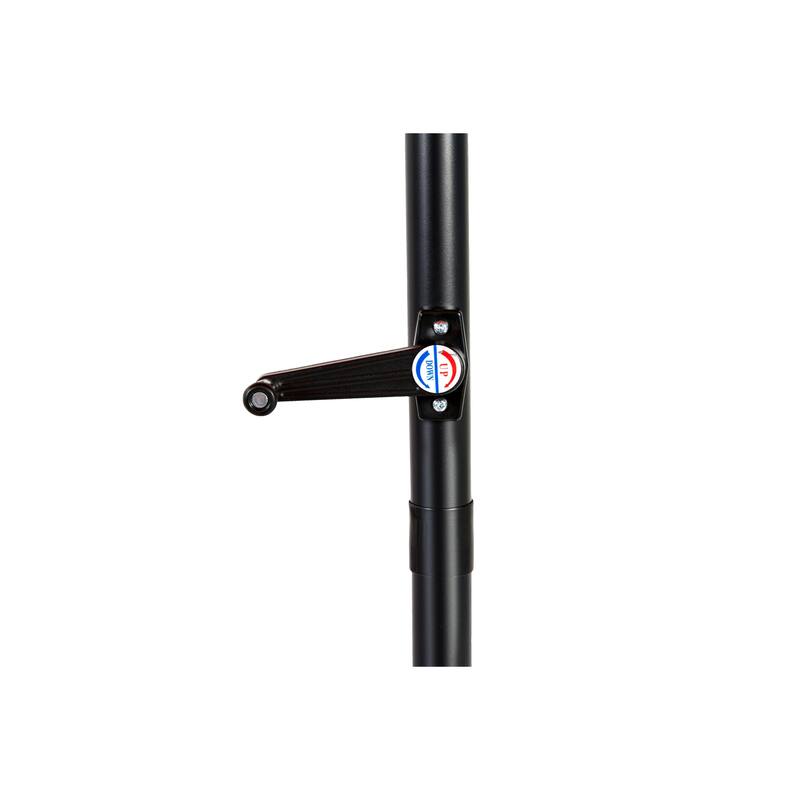 9FT Patio Umbrella Outdoor Table Umbrella with Push Button Tilt and Crank, Market Umbrella 6 Sturdy Ribs (Base Not Included)