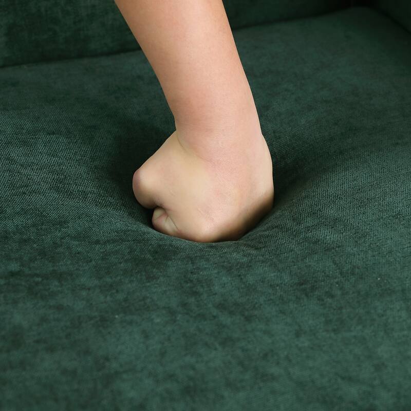 93" 4-Seater Chenille Modular Sofa - Fashionable Sectional with Iron Frame for Living Room