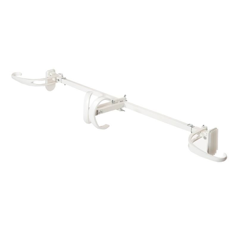 Garland Hanger - Double Door (52-82 Inch Doors) (White) - White