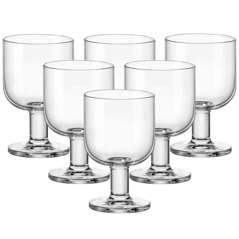 Bormioli Rocco Hosteria 5.5 oz. Tumber Glasses, Set of 6 - 6.75 oz.