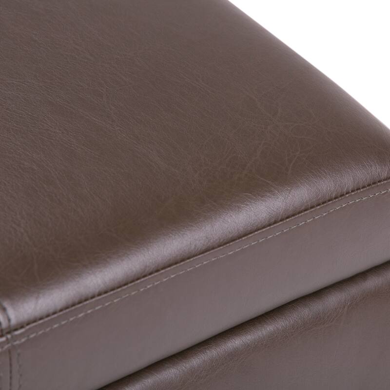 WYNDENHALL Stanford Upholstered Storage Ottoman