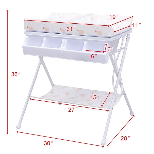 Costway baby infant bath changing table 2025