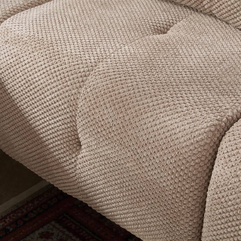 73" Modular Sectional Loveseat, Tufted 2-Seater Cloud Couch with Pillows, Boneless Foam Convertible Sofa for Living Room