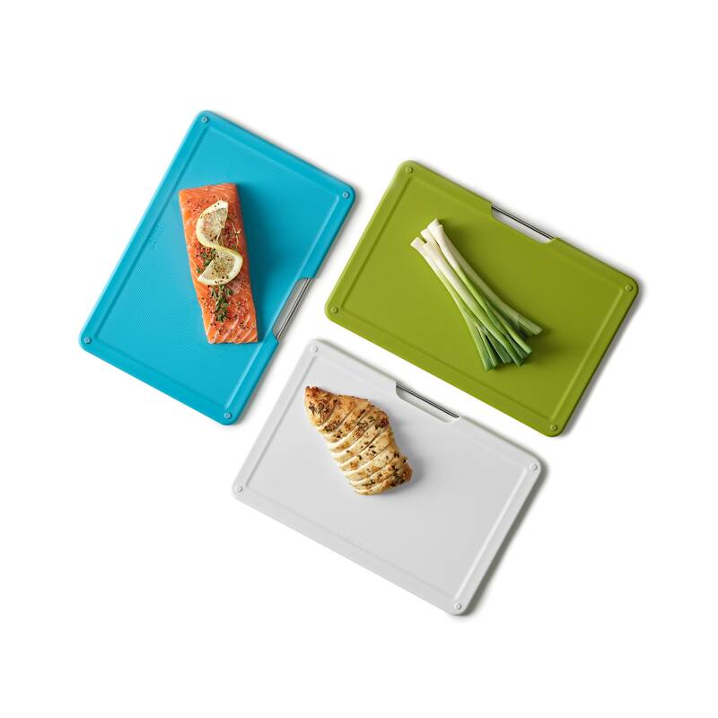 Joseph Joseph Folio Slim 3-piece Under-shelf Cutting Board Set